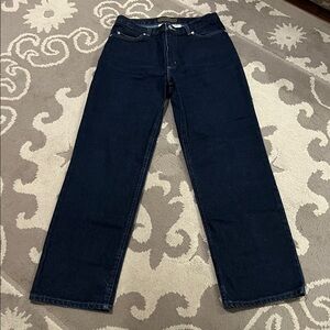 Jones of New York Jeans Women Deep Indigo Blue - Rise 11”, Inseam 31”, Size 10